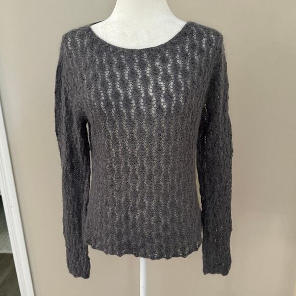 I.N.C. Crewneck Wool Gray Sweater WPL 8046 - Size Medium - Picture 1 of 7